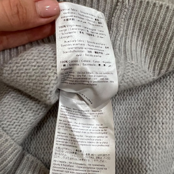 Sweater Wool Red Valentino Original S Light Grey - Picture 7 of 9